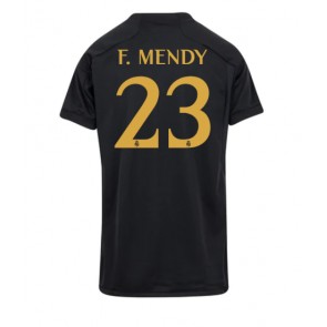 Lacne Ženy Futbalové dres Real Madrid Ferland Mendy #23 2023-24 Krátky Rukáv - Tretina